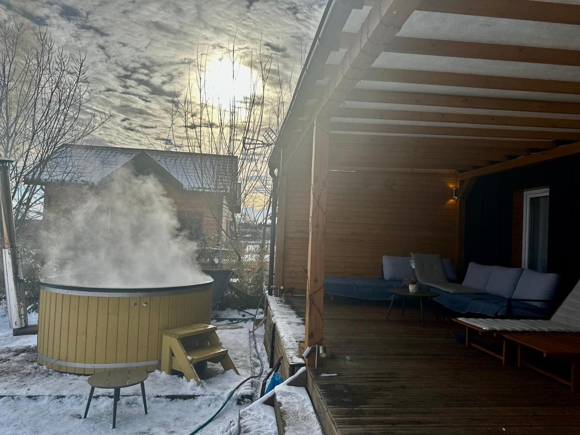 BieniowiceRelax House Nad Jeziorem Z Goraca Balia别墅 外观 照片