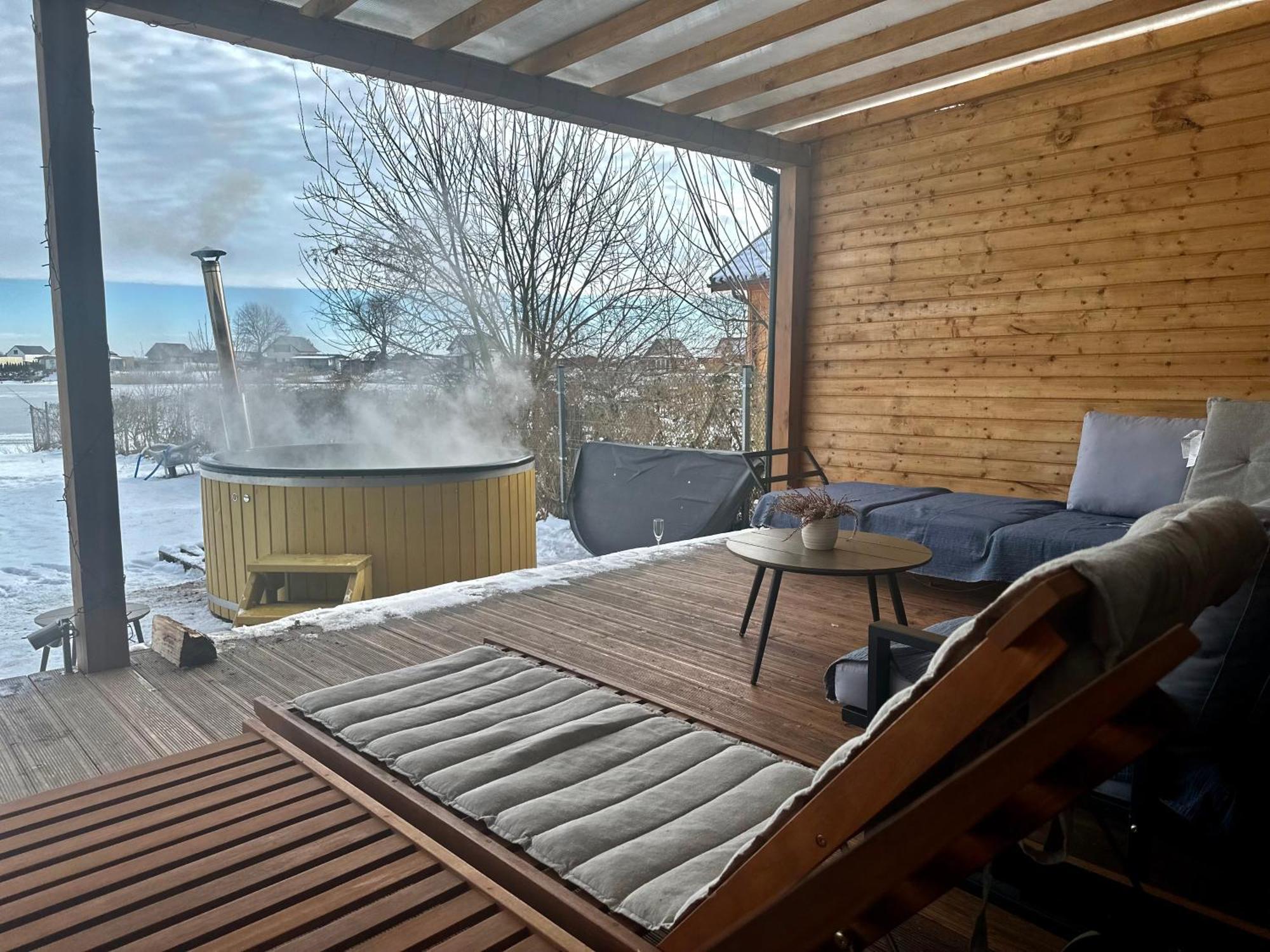 BieniowiceRelax House Nad Jeziorem Z Goraca Balia别墅 外观 照片